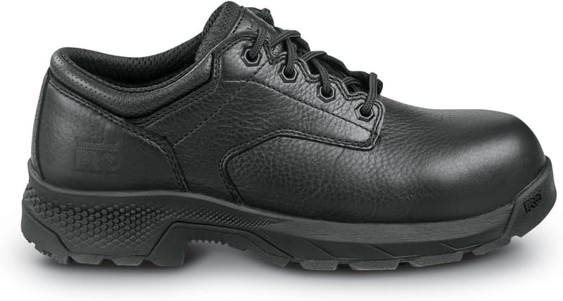 Men's Black Composite Toe Oxford Work Shoes