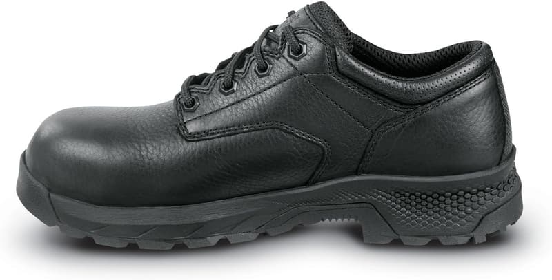 Men's Black Composite Toe Oxford Work Shoes
