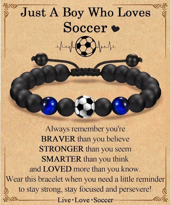 Sports Bracelet for Boys - Gift for Birthdays & Special Occasions