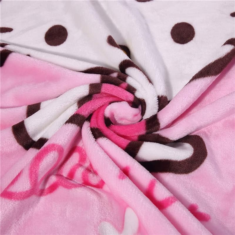 Soft Cartoon Blanket for Kids - Pink (55x39 in)