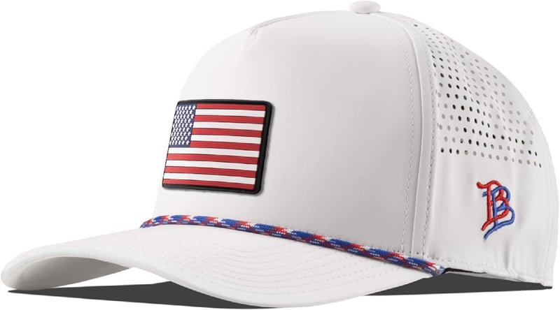 Old Glory 5-Panel Adjustable Snapback Rope Hat