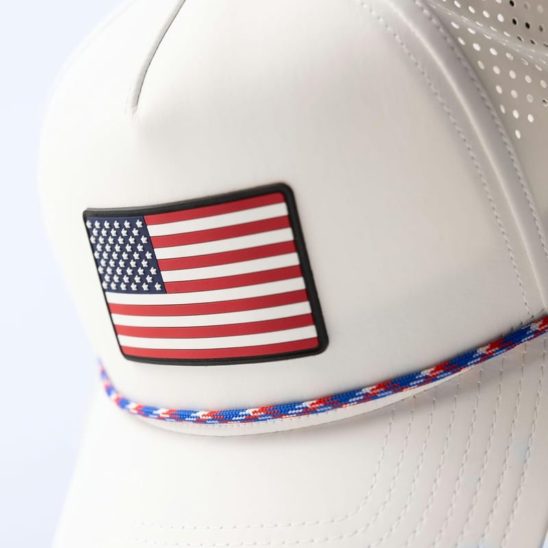 Old Glory 5-Panel Adjustable Snapback Rope Hat