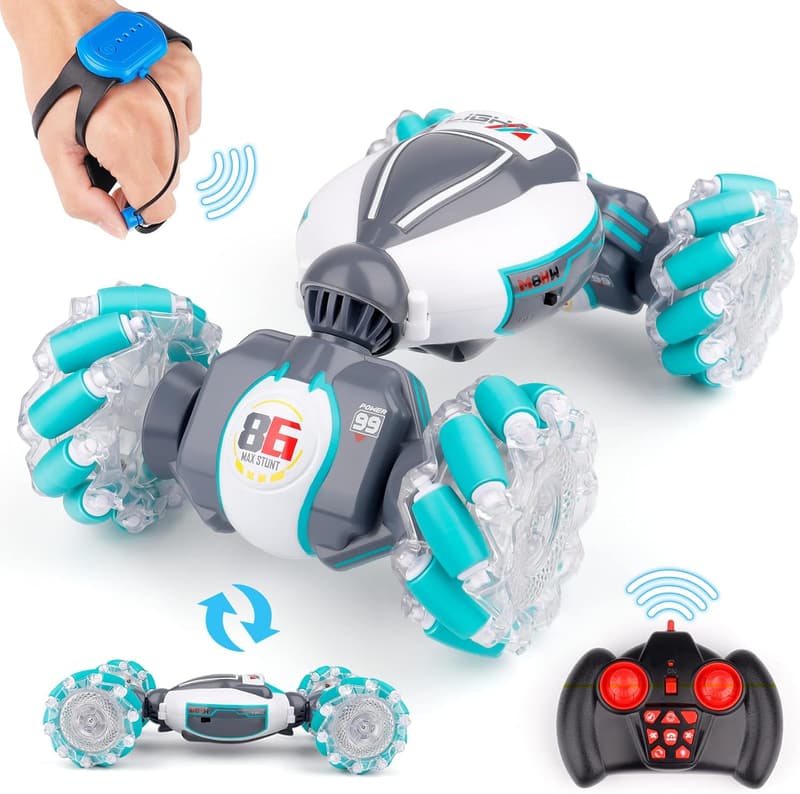 Remote Control Stunt Car - Gesture Sensing, 4WD, for Kids