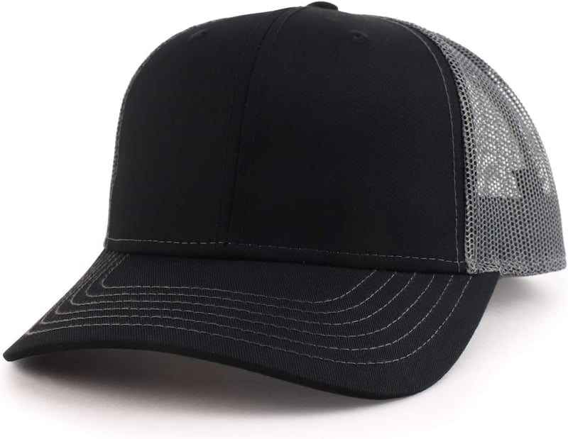 XXL Two-Tone Mesh Back Trucker Cap