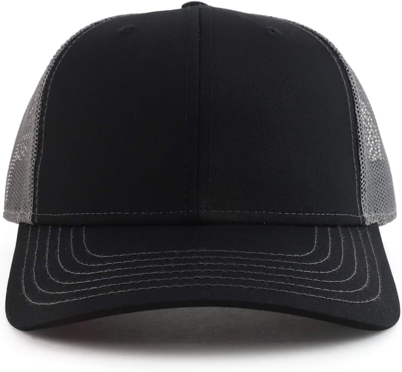 XXL Two-Tone Mesh Back Trucker Cap