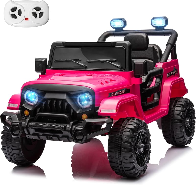 12V Kids Electric Ride-On Truck with Bluetooth Music Player