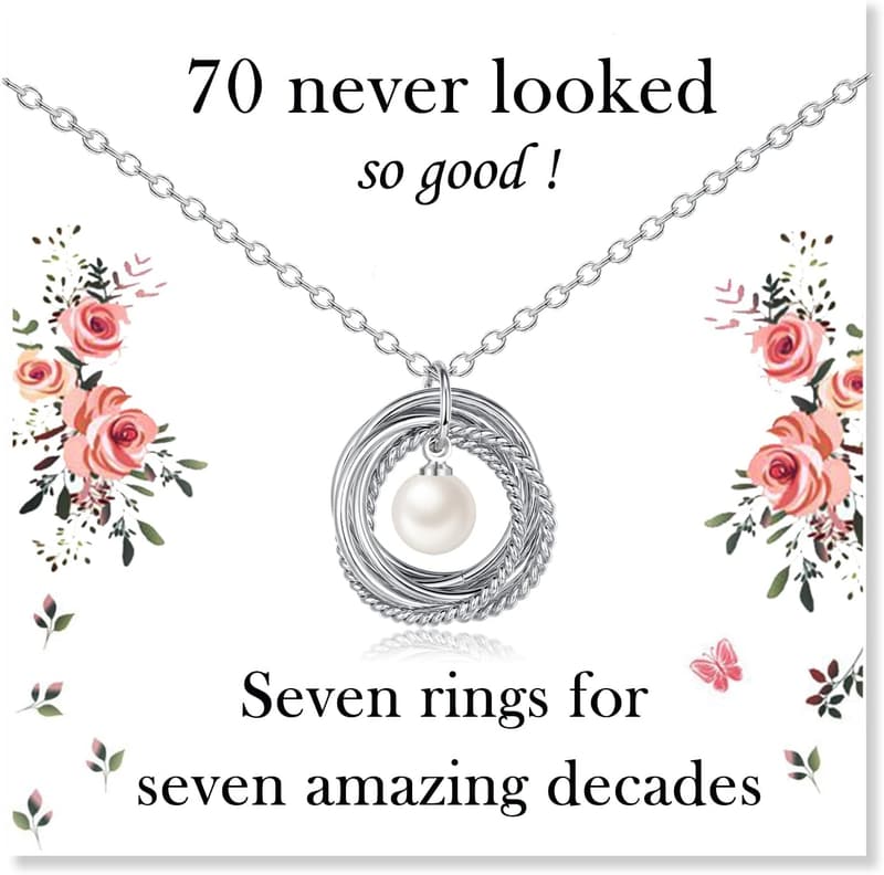 Birthday Necklace with Sweet Card for Her - Women's Gift