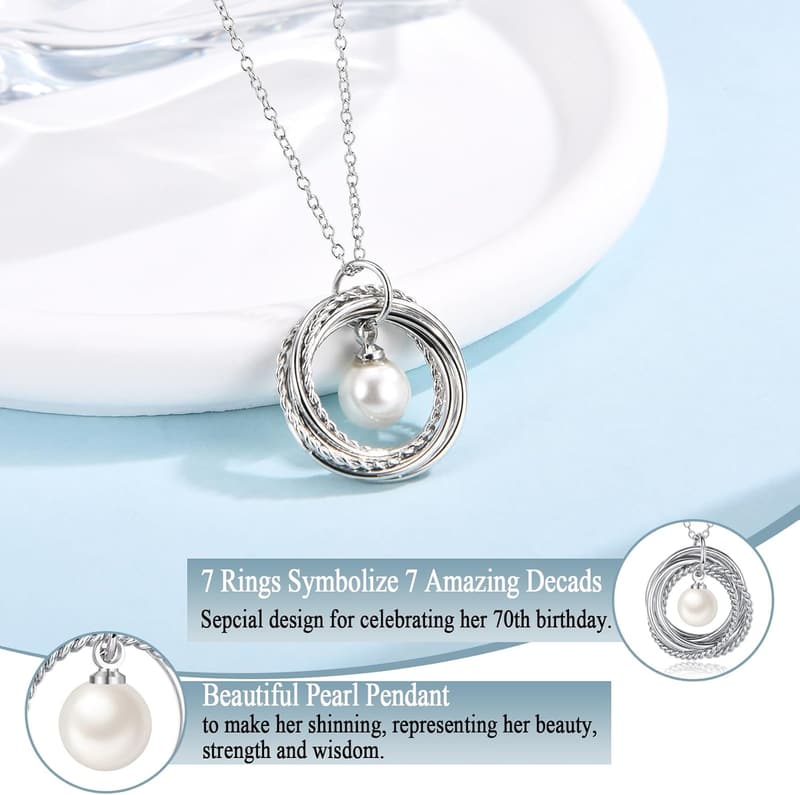 Birthday Necklace with Sweet Card for Her - Women's Gift