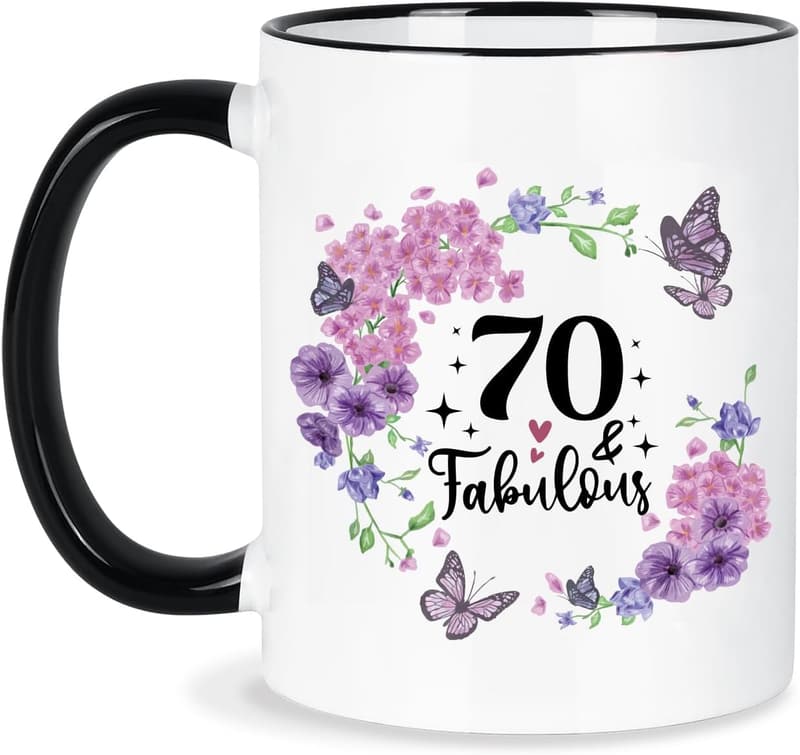 70th Birthday Mug for Women - 