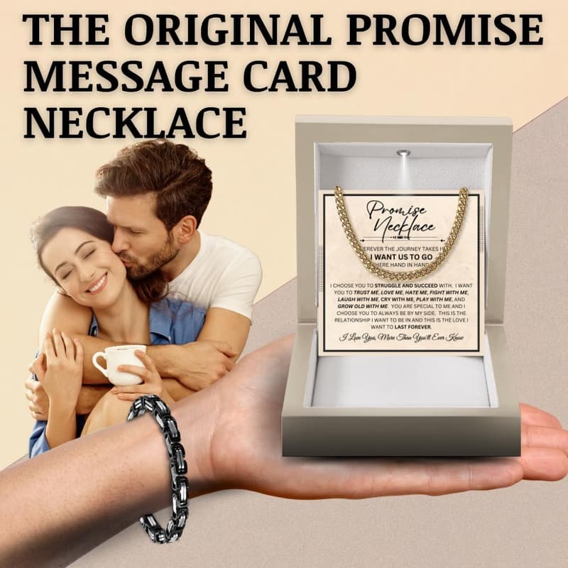 Cuban Chain Necklace for Him - 6mm Thick with Gift Box