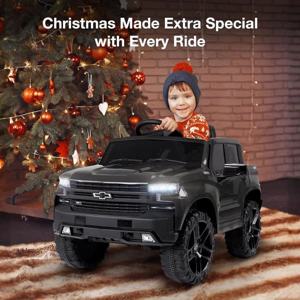 Chevrolet Silverado 12V Electric Ride-On Truck for Kids