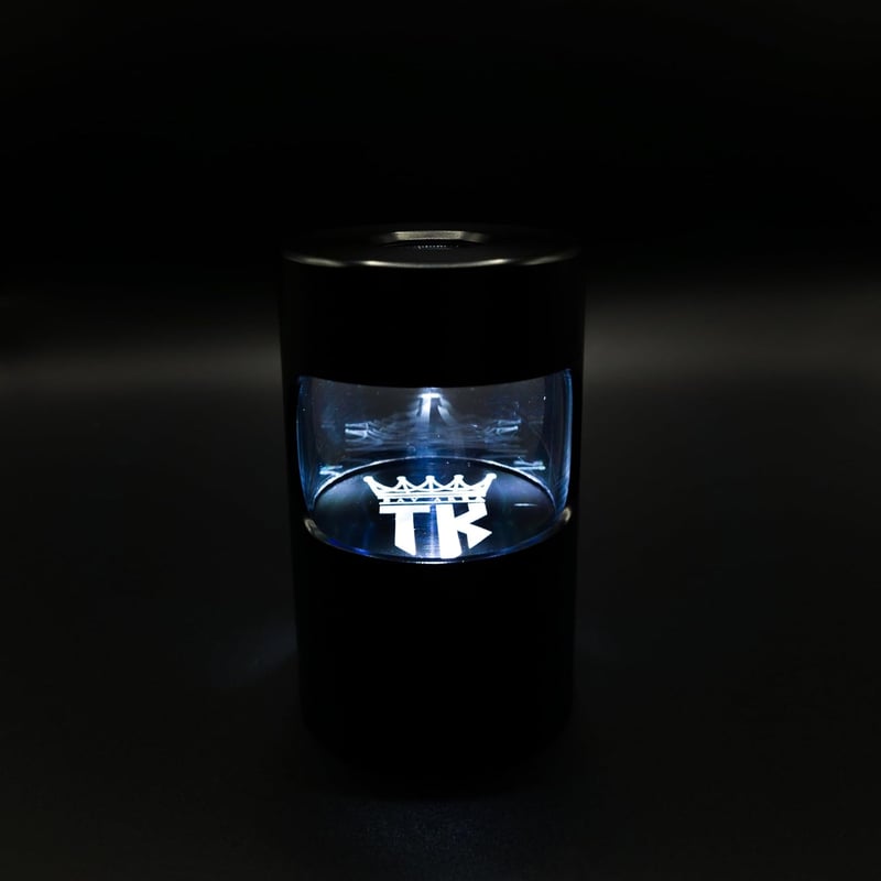 Premium Herb and Spice Grinder with LED Container and Magnetic Lid