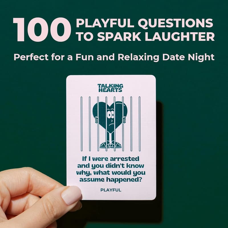 Valentine's Day Conversation Cards for Couples - 200 Questions