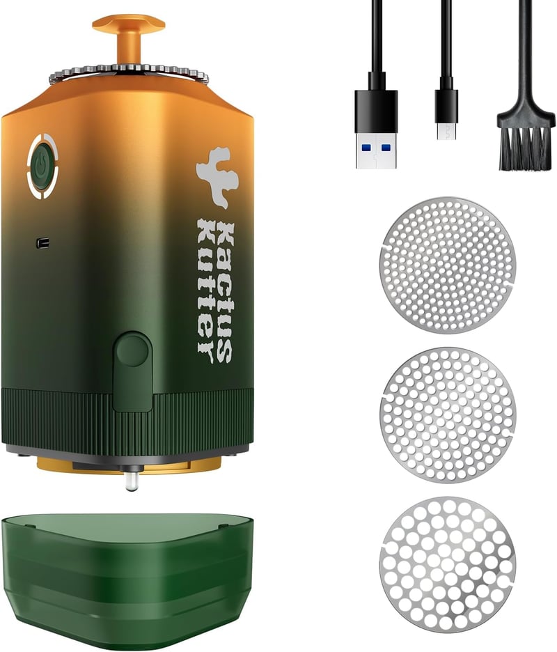 Portable Battery-Powered Spice Grinder - 5g Capacity