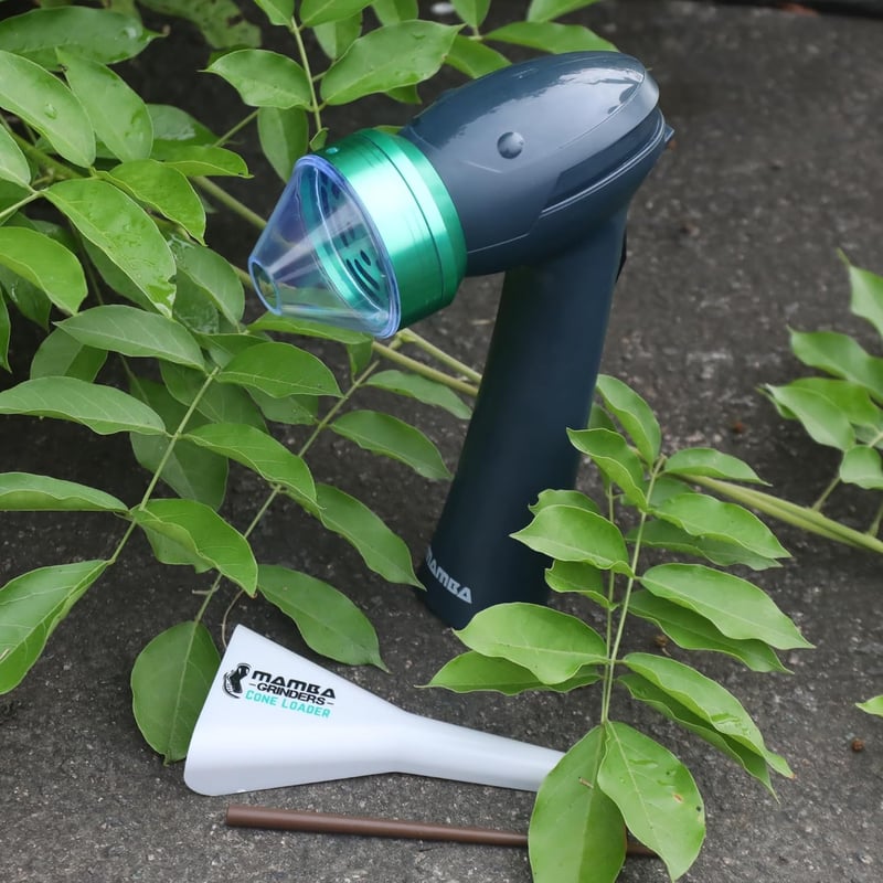 Portable Gray USB Electric Herb Grinder – 1g Metal Spice Mill