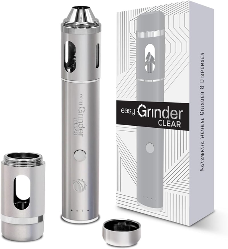 Electric Herb & Coffee Grinder with Stainless Steel Blades