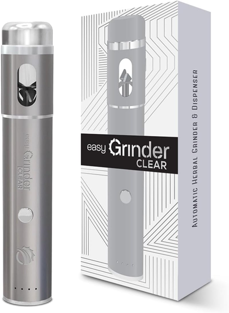 Electric Herb & Coffee Grinder with Stainless Steel Blades