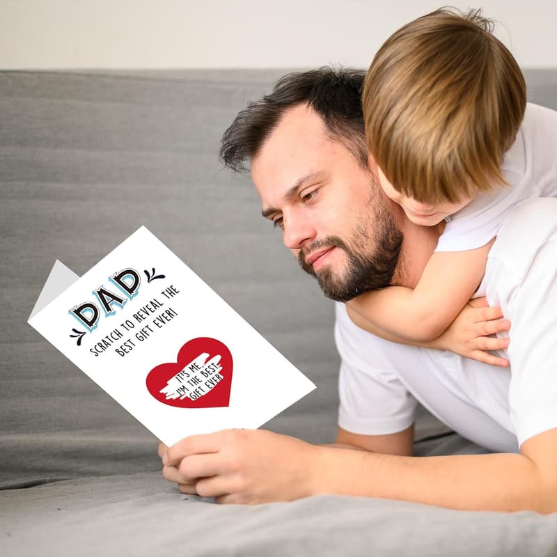 Father's Day Scratch-Off Card for Dad - Humorous Reveal