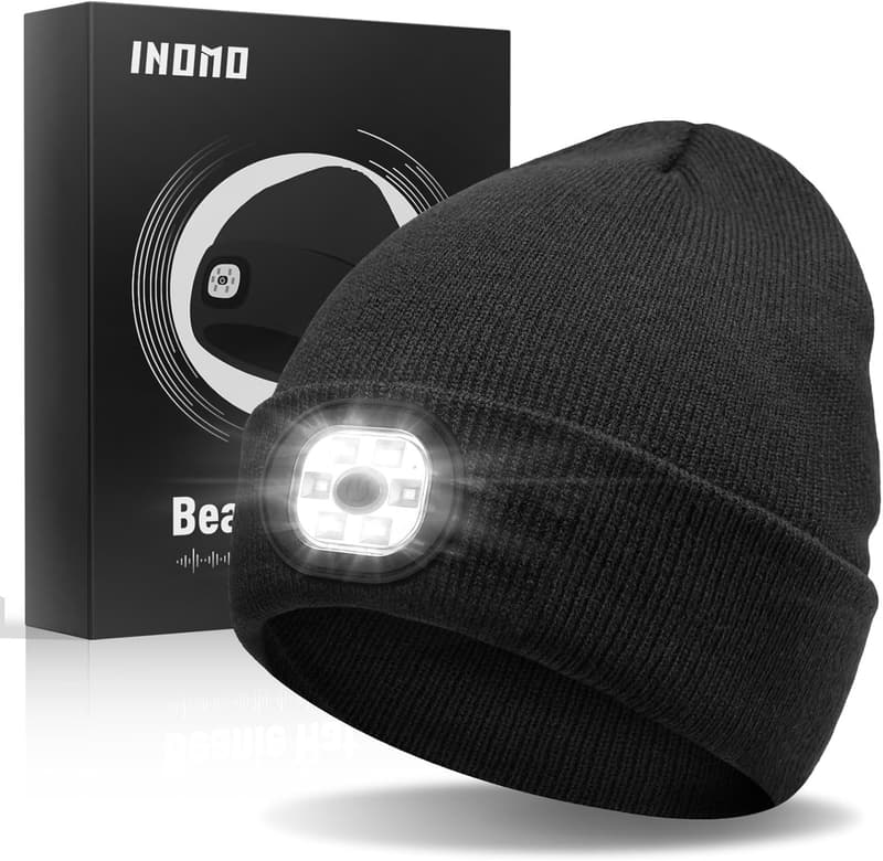 Christmas Beanie with Light for Men and Women, Unique Gift
