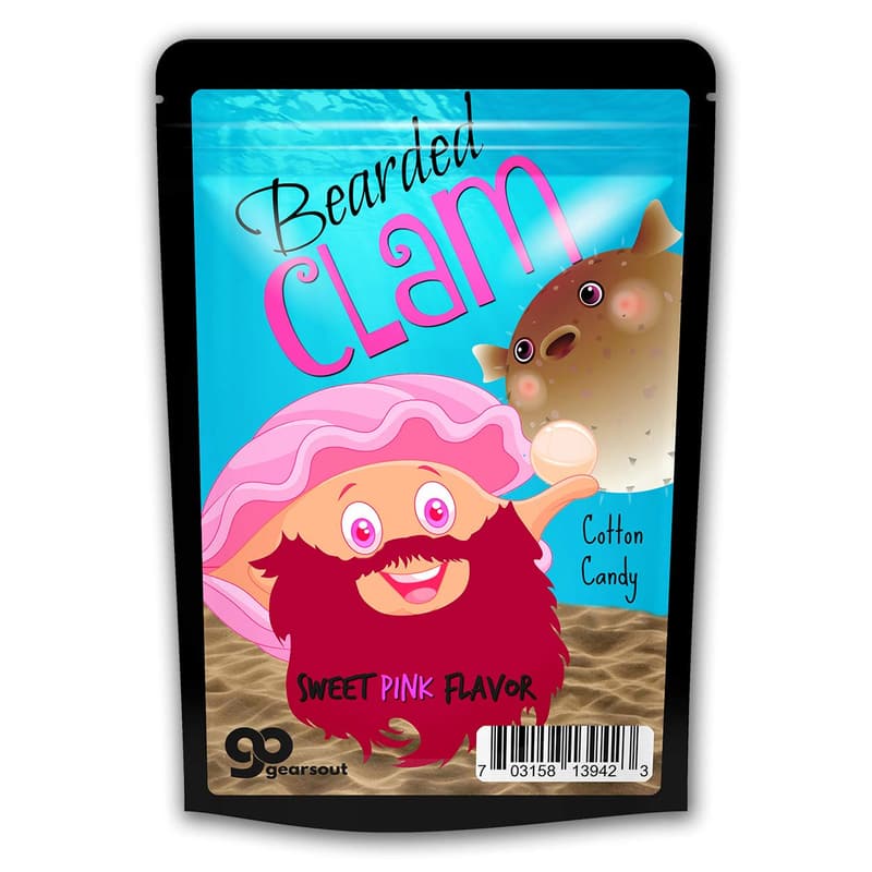Bearded Clam Cotton Candy Gag Gift for Adults