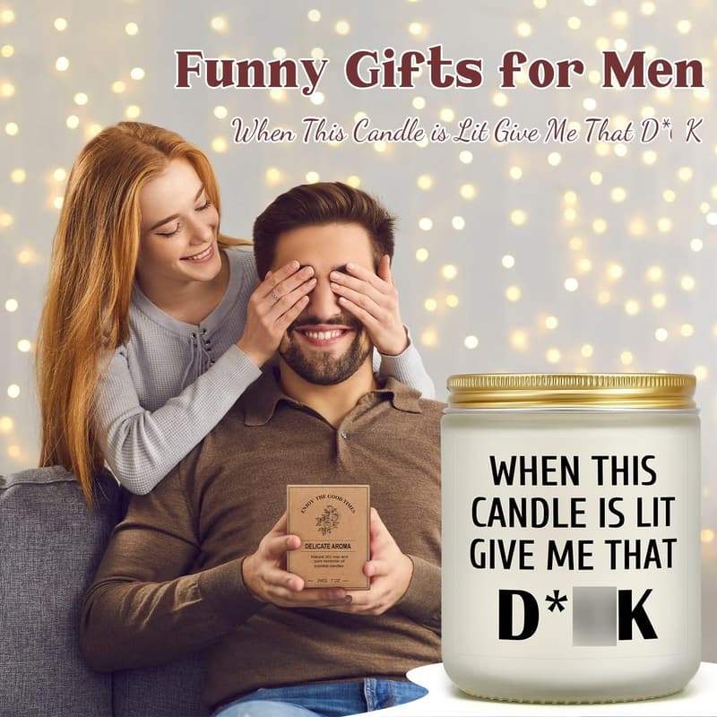 Funny Birthday Candles for Him - Unique Gifts for Men