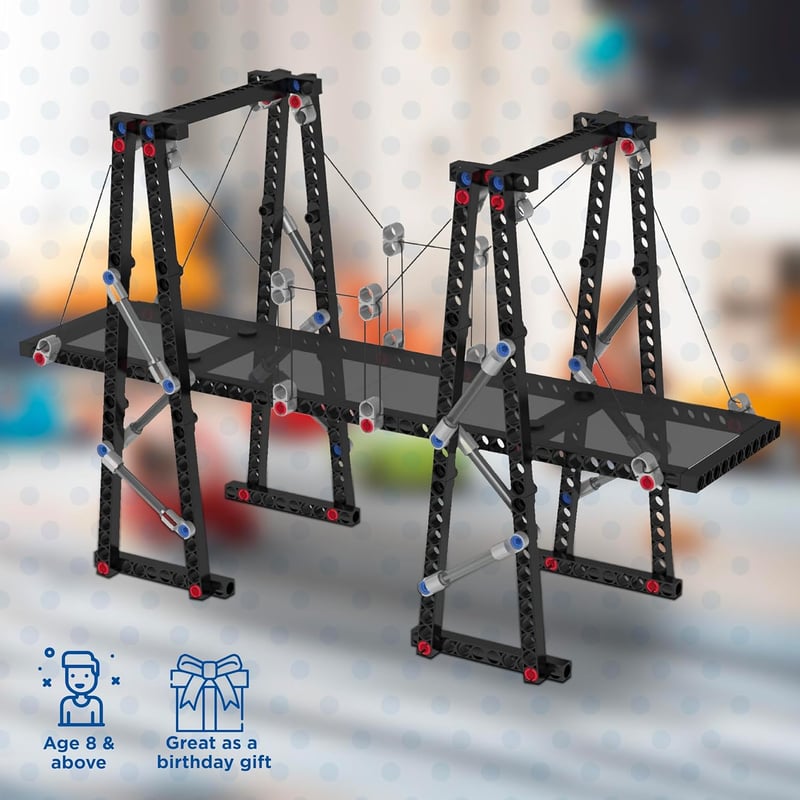 Structural Engineering Kit: Build 20 Bridges & Skyscrapers