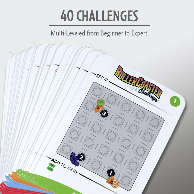 ThinkFun Roller Coaster Challenge STEM Building Game for Ages 6+