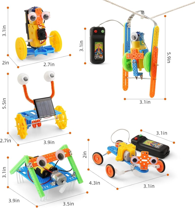 STEM Robot Building Kit for Kids Age 6-12 - Science Activities