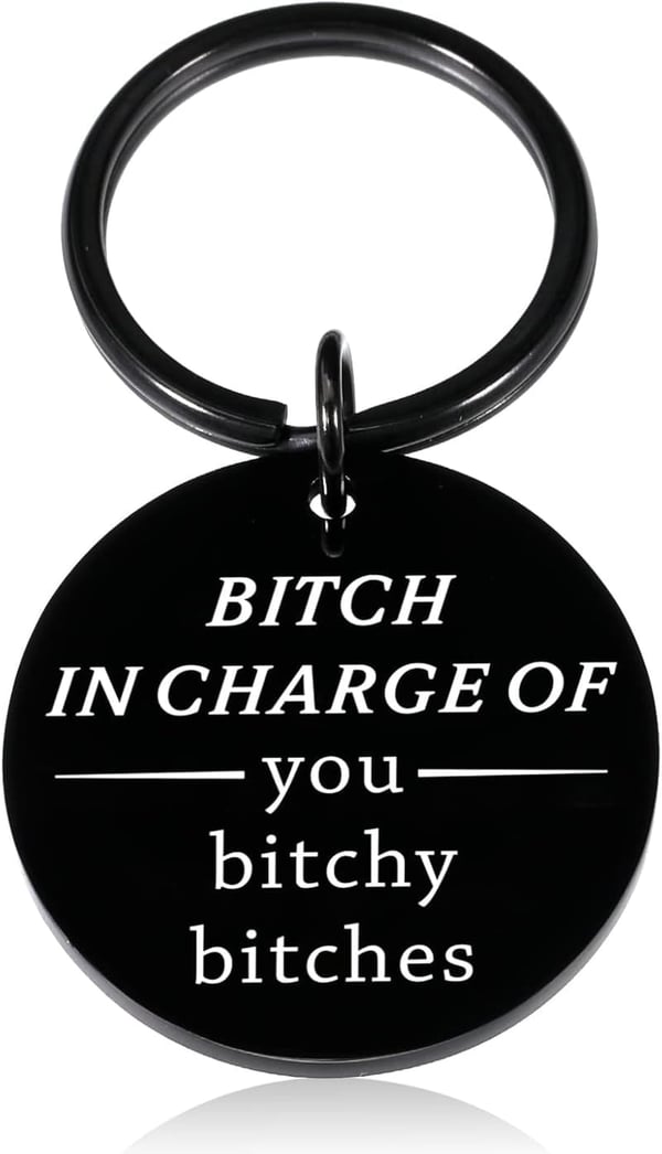 Funny Christmas Keychain Gift for Boss女性 Gifts