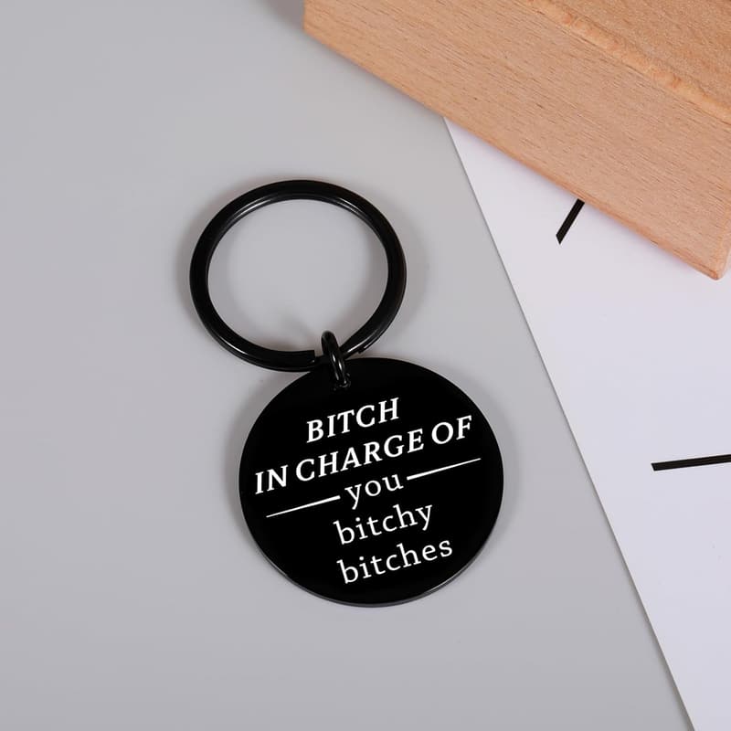 Funny Christmas Keychain Gift for Boss女性 Gifts
