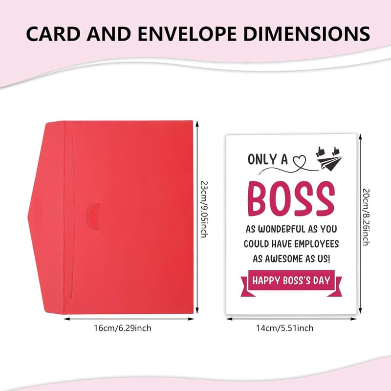 Boss's Day Funny Card for Coworkers and Bosses