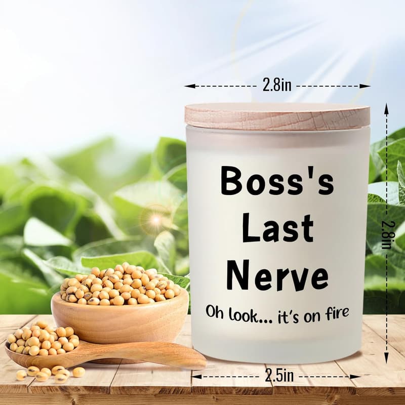 Funny Boss Candle – Unique Birthday & Christmas Gift for Women