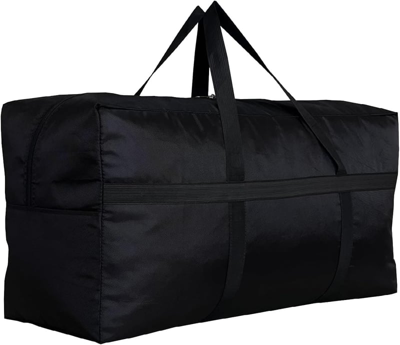 Extra Large Foldable Duffle Bag with Zippers for Travel