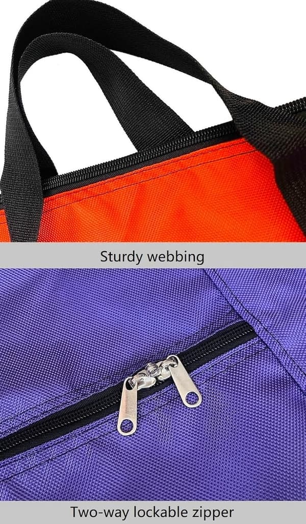 Extra Large Foldable Duffle Bag with Zippers for Travel