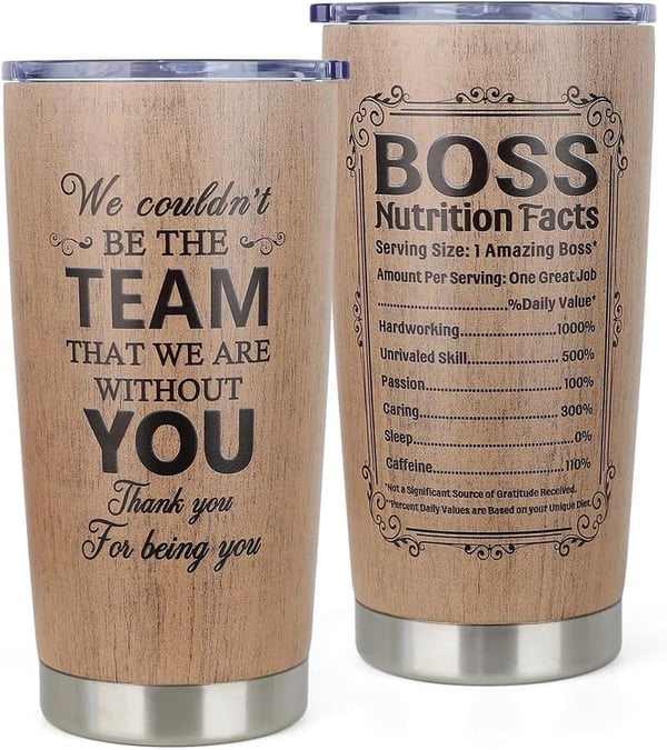 Boss's Day Stainless Steel Tumbler - Gift for Him