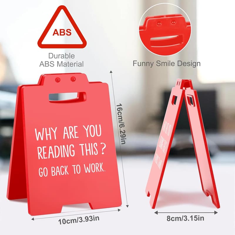 Humorous Work Sign for Office Bosses and Coworkers