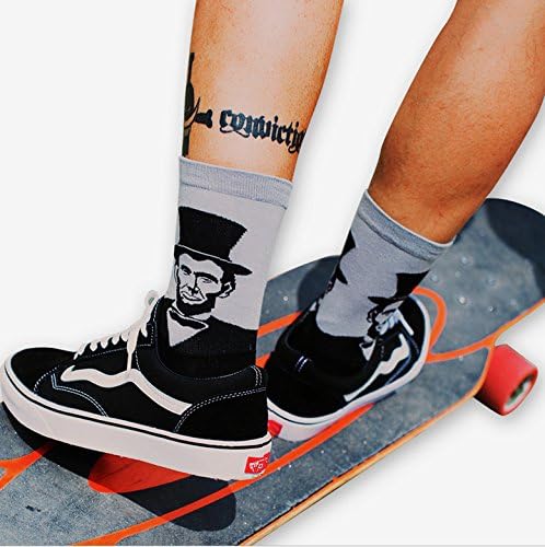 Funny Pattern Cotton Socks for Men - Novelty Gift Idea