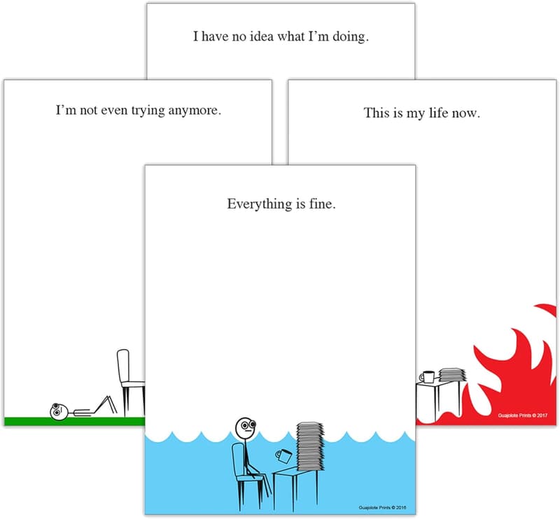 Sarcastic Memo Pads Set -