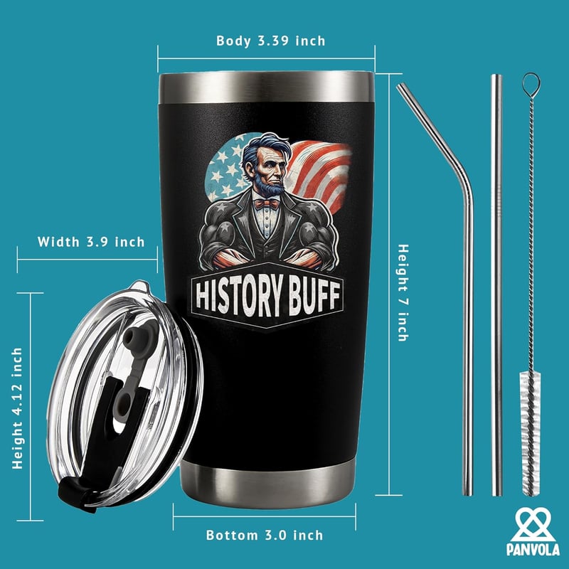 Fathers Day 20 oz Vacuum Insulated Tumbler for Men