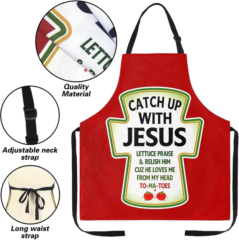 Funny BBQ Apron for Men - Gag Gift for Christmas