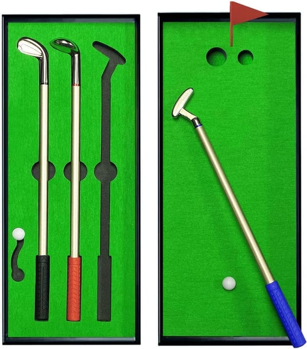 Mini Golf Pen Set & Desktop Game - Unique Christmas Gift for All
