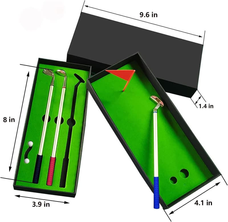Mini Golf Pen Set & Desktop Game - Unique Christmas Gift for All