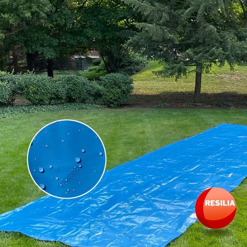 Giant 75-Foot Water Slide for Adults and Teens, Powder Blue