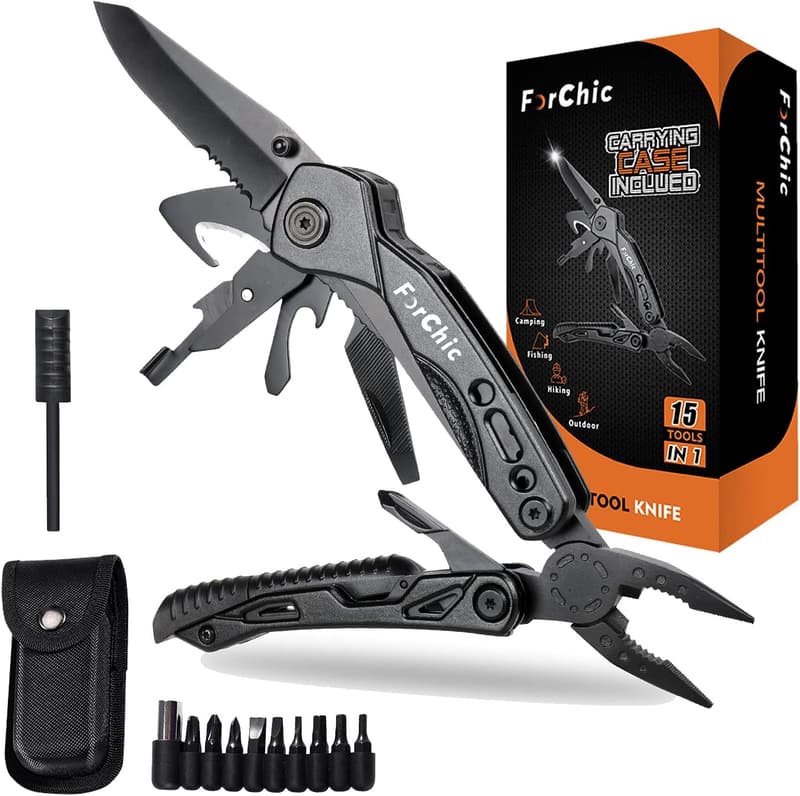 15-in-1 Multitool Pliers - Ideal Christmas Gift for Men