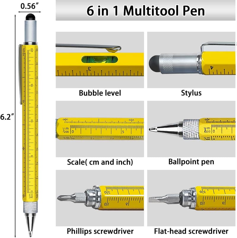 Father's Day Multi-Tool Pen Set for Dad, Husband, or Grandpa