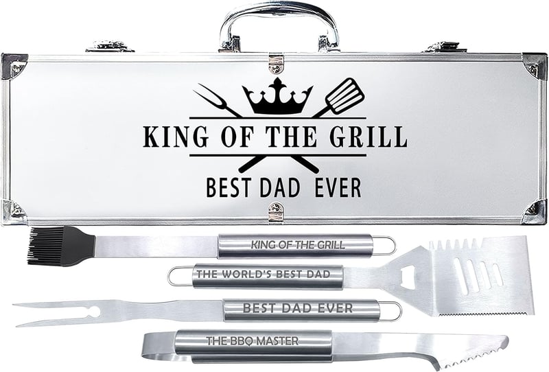 Father's Day Stainless Steel BBQ Tool Set for Dad