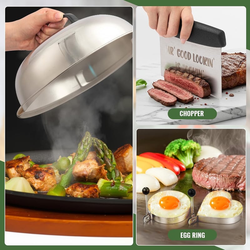 Fathers Day Grilling Gift Set with Spatula, Apron, and Bag