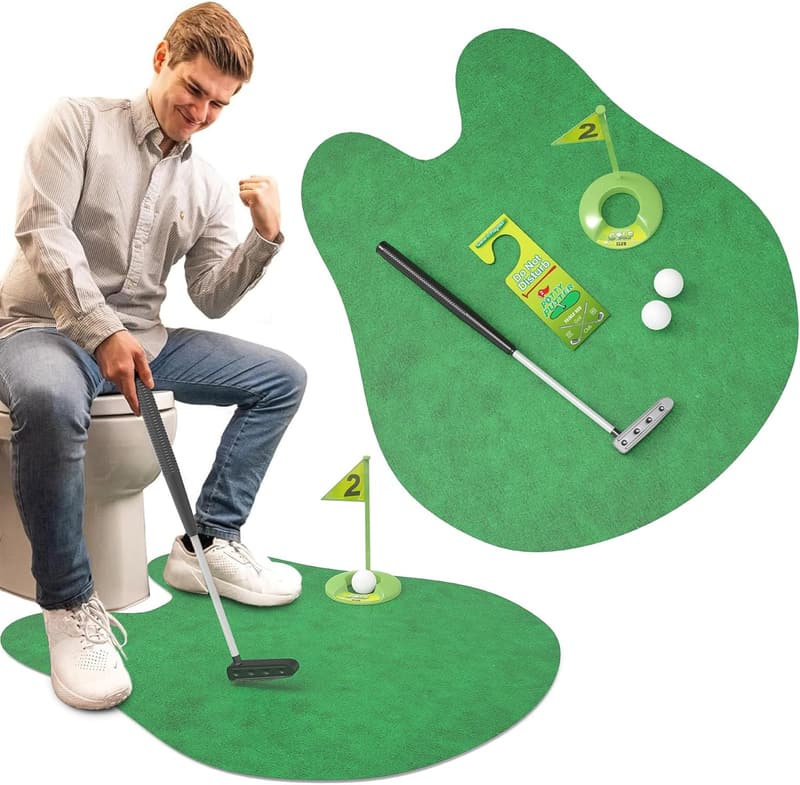 Toilet Time Golf Game - Fun Indoor Potty Activity