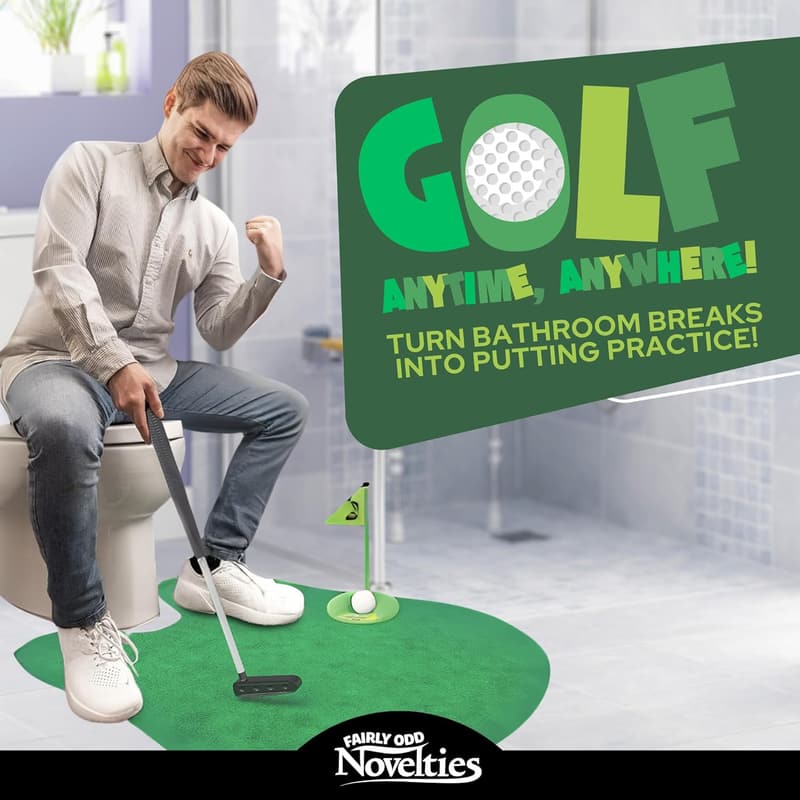 Toilet Time Golf Game - Fun Indoor Potty Activity