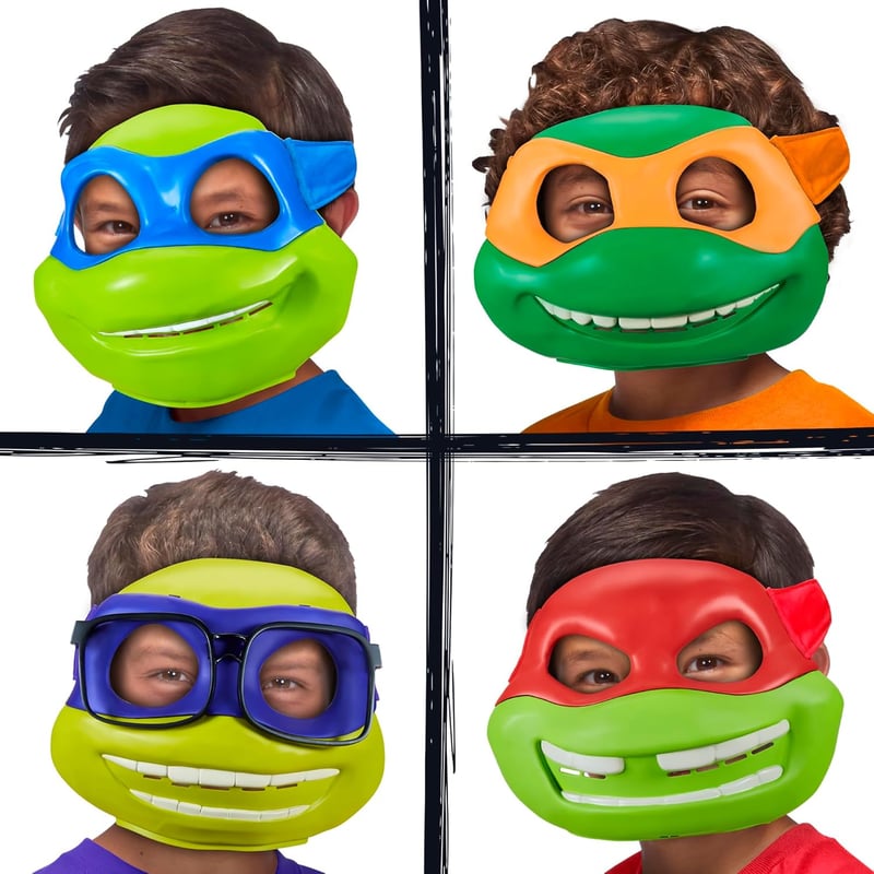Teenage Mutant Ninja Turtles 4-Pack Turtle Masks